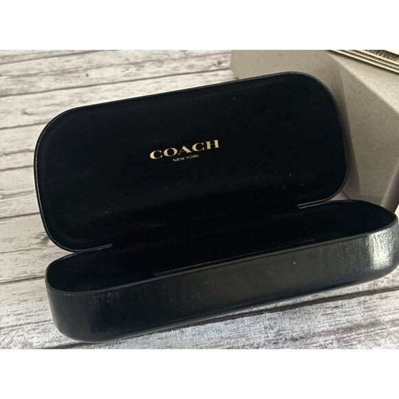 Coach Sunglasses OHC8433U Black Grey Gradient With Case NEW - Picture 7 of 8